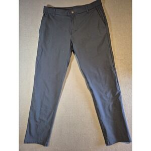 Lululemon Pants Mens Size 34x30 Blue Commission Slim Warpstreme Chino City